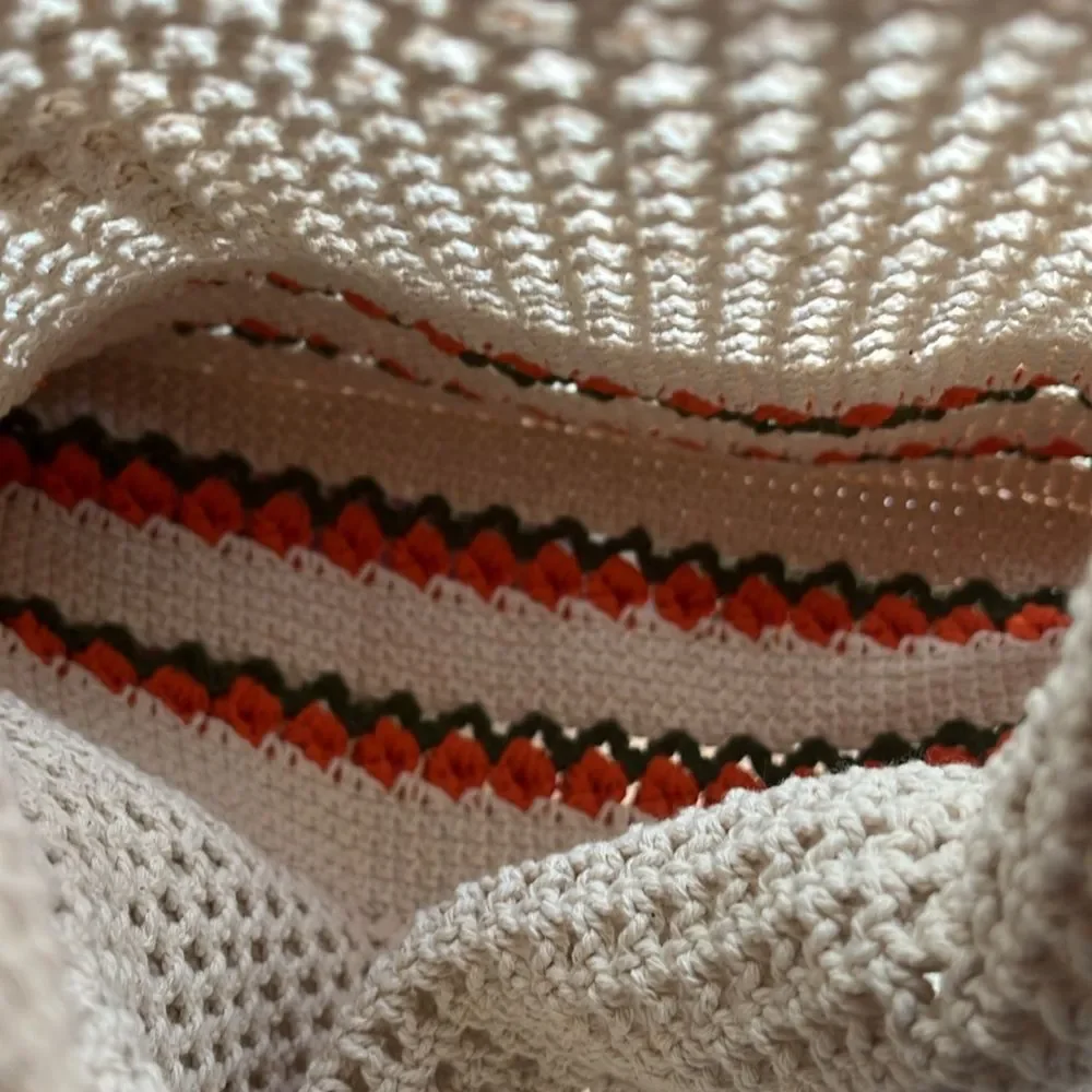 Brand new, handmade woven bag from Thailand, unique, multifunctional, 12x13 in